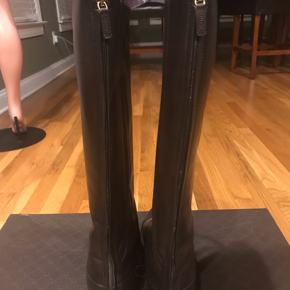 Brown Gucci Riding Boots - Picture 3 of 7